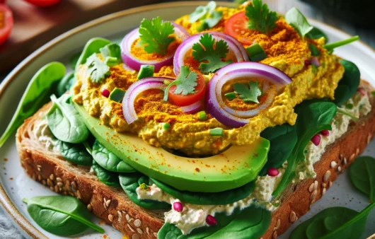Toast s Tofu pomazankou a avokádom