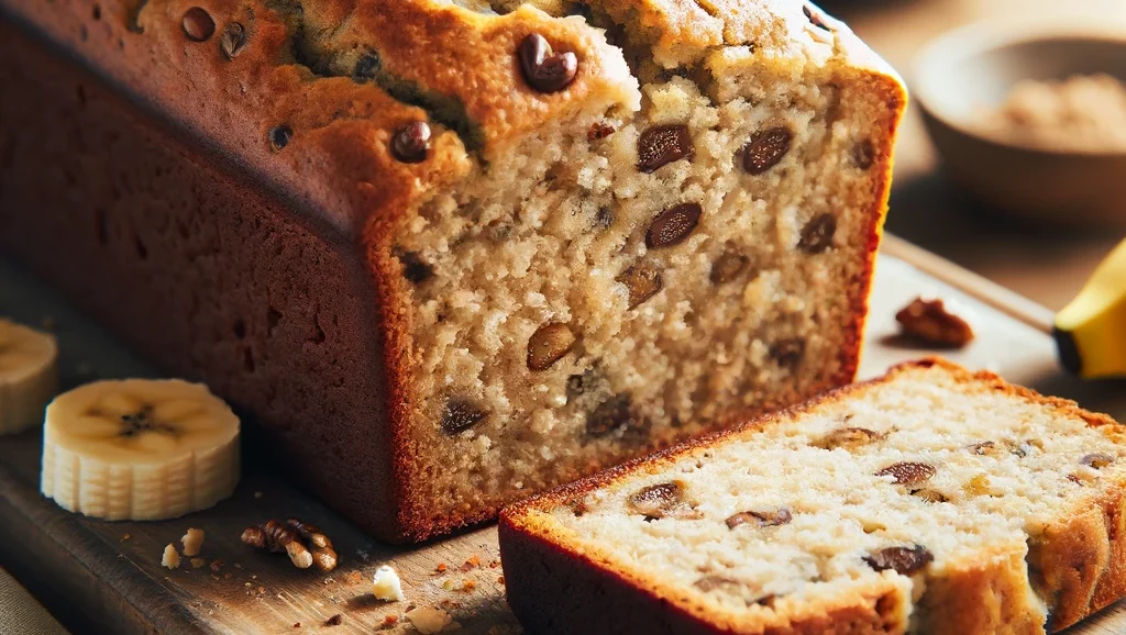 Vegansky banánový chlieb